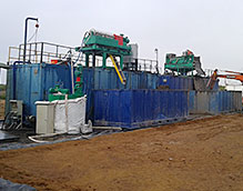 中石化内蒙乌审旗水基废浆处理系统项目